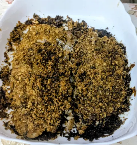 Hazelnut Crusted Trout fillets 