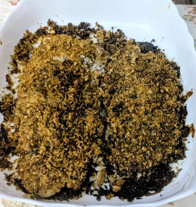 Hazelnut Crusted Trout fillets 