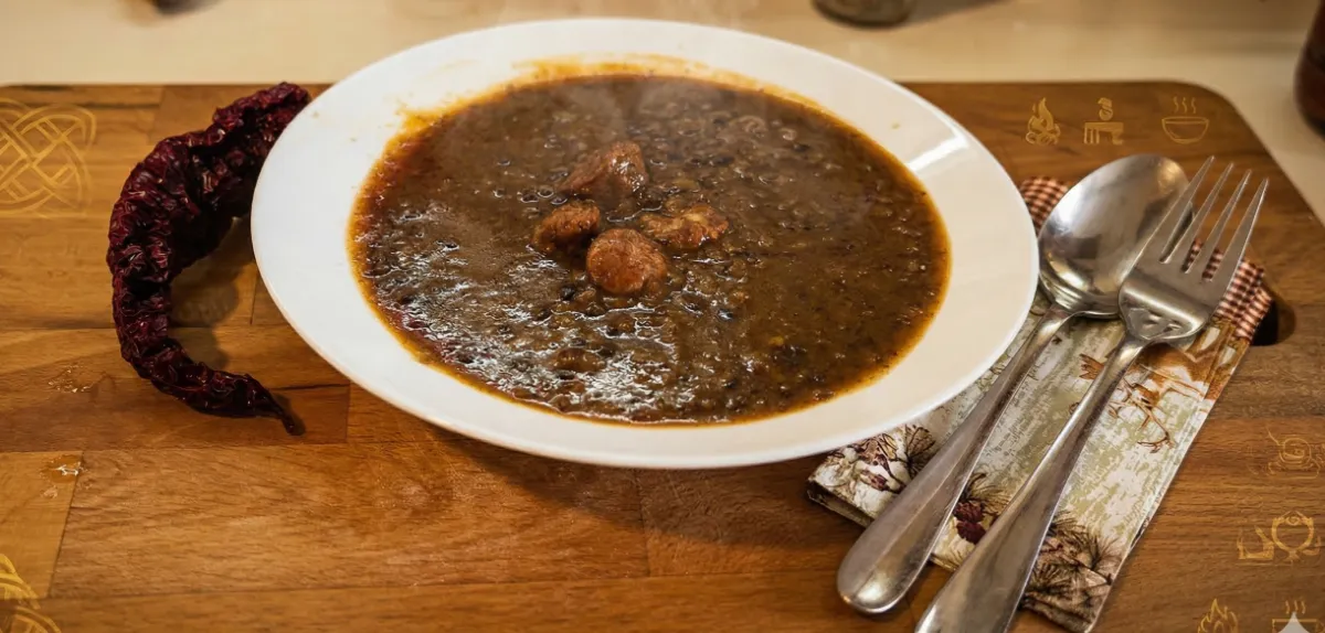 The Soul-Healer’s Duo - ​The Smoky Lentil & Sausage Stew with a Zesty Cabbage-Orange Salad