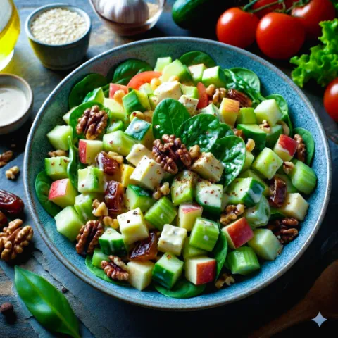 Date & Walnut Crunch Salad