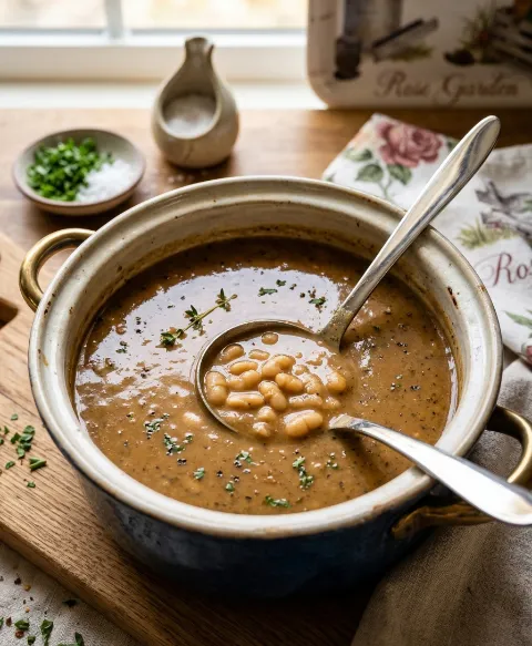 Traditional Creamy Bean Soup (Main Dish)
